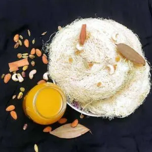 ঘী এ ভাজা লাচ্চা সেমাই